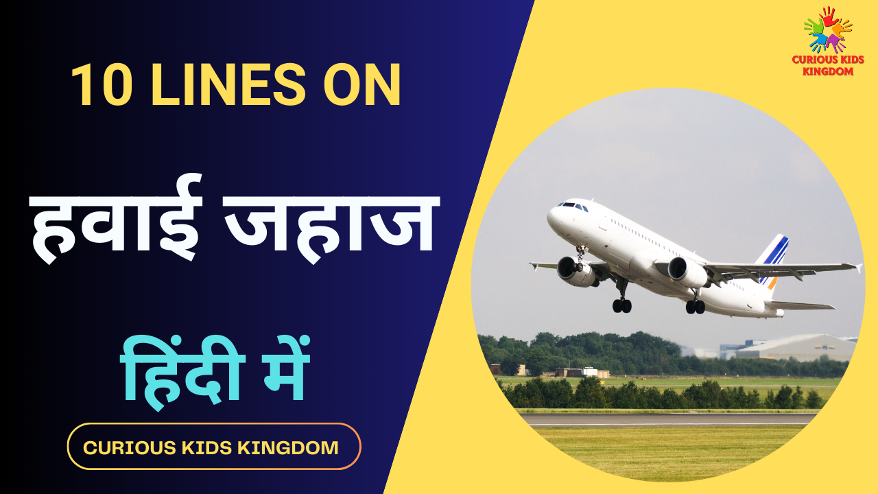 हवाई जहाज पर 10 लाइन निबंध 2023: 10 Lines on Aeroplane in Hindi